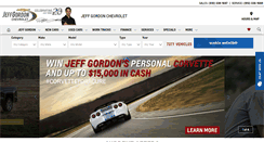 Desktop Screenshot of jeffgordonchevy.com